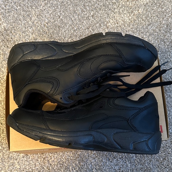 New Balance Women’s All-Black Sneakers. Worn once. 7.5 - Picture 3 of 6